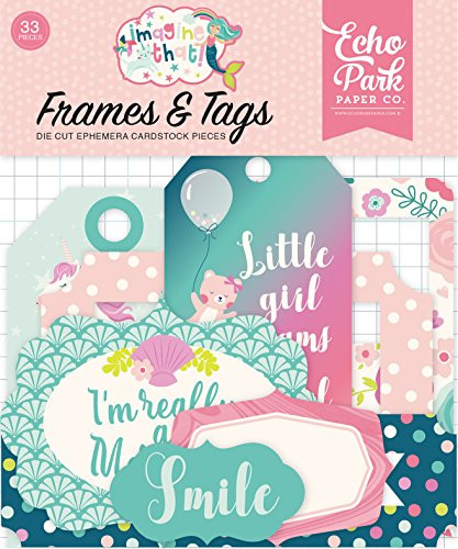 Echo Park Paper Company Imagine That Girl Frames & Tags