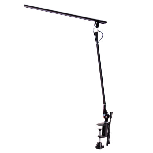 Dimmable Eye-caring Task Clip Lamps,Flexible LED light,Reading light, Swing Arm Desk Lamp,10W Architect Lamp with Clamp, 5 Brightness Levels, 5 Color Modes, Rozky,Touch Control, Memory Function, Black