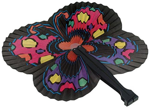 U.S. Toy 2337 Butterfly Folding Fans