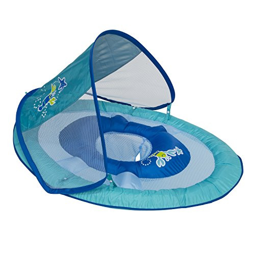 Swimways Baby Spring Float Sun Canopy - Blue Lobster