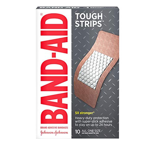 Johnson & Johnson Band-Aid Adhesive Bandages XL Tough Strips 10 ct Johnson & Johnson Band-Aid Adhesive Bandages XL Tough Strips 10 ct