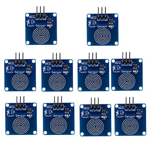 HiLetgo 10pcs TTP223B Switch Module Digital Touch Sensor Capacitive Touch for Arduino