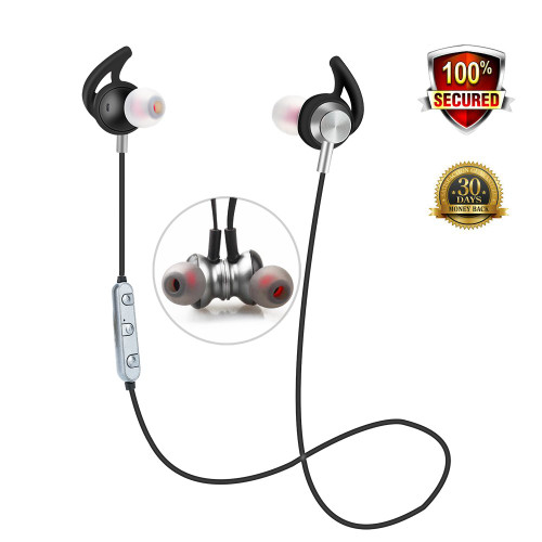Bluetooth Headphones ,UENF Wireless 4.1 Magnetic Earbuds aptX Stereo In-Ear Earphones Noise Cancelling Gym Running Headset with Mic (Metallic Grey) Bluetooth Headphones ,UENF Wireless 4.1 Magnetic Earbuds aptX Stereo In-Ear Earphones Noise Cancelling Gym Running Headset with Mic (Metallic Grey)