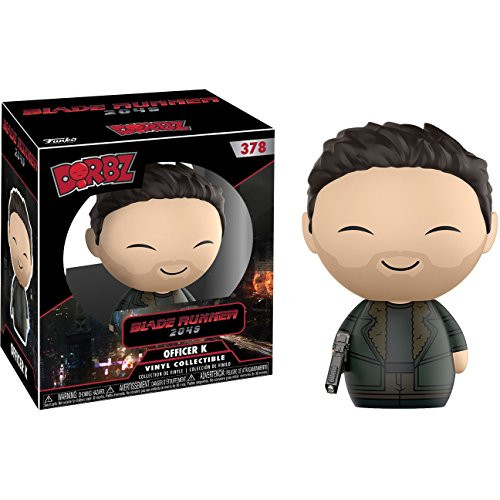 Funko Officer K Dorbz x Blade Runner 2049 Vinyl Figure + 1 Classic Sci-fi & Horror Movies Trading Card Bundle (21633)