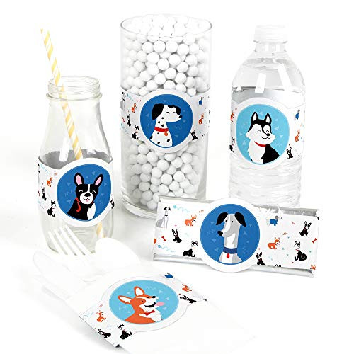 Pawty Like a Puppy - DIY Party Supplies - Dog Baby Shower or Birthday Party DIY Wrapper Favors and Decorations - Set of 15 Pawty Like a Puppy - DIY Party Supplies - Dog Baby Shower or Birthday Party DIY Wrapper Favors and Decorations - Set of 15