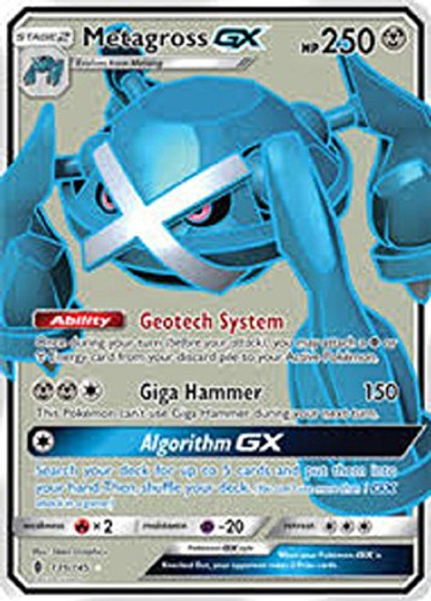 Metagross-GX - 139/145 - Full Art Ultra Rare - Sun & Moon: Guardians Rising Metagross-GX - 139/145 - Full Art Ultra Rare - Sun & Moon: Guardians Rising