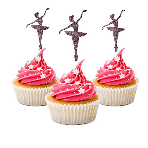 Ballerina cupcake topper Party Cupcake Topper Color Pink 12 pieces per PackCupcake Topper Decoration Cake Graduation baby shower Ballerina cupcake topper Party Cupcake Topper Color Pink 12 pieces per PackCupcake Topper Decoration Cake Graduation baby shower