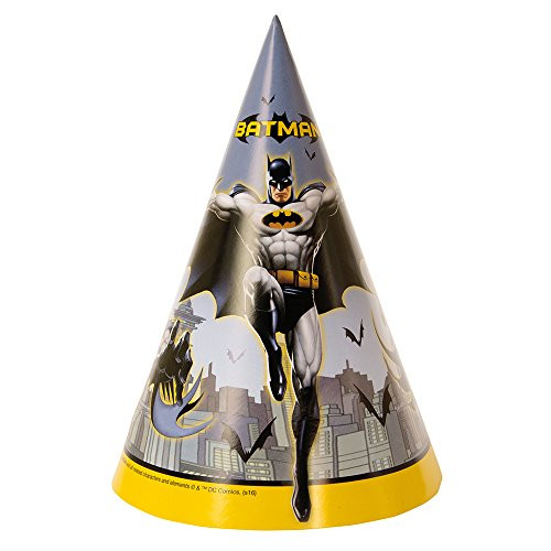 Batman Party Hats, 8ct Batman Party Hats, 8ct