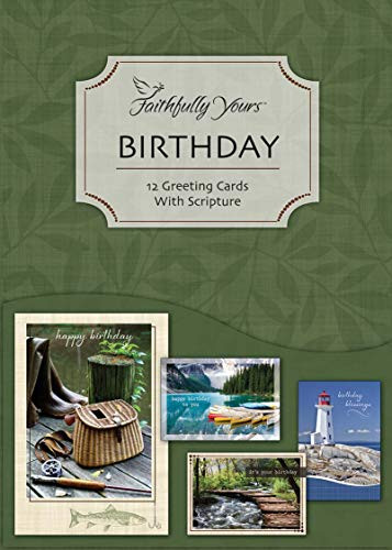 "His Gifts" - Birthday Greeting Cards - KJV Scripture - (Box of 12)