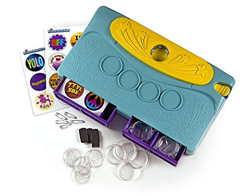 Choose Friendship, My Image Button Maker, Kids Badge Button Kit, Blue/Yellow