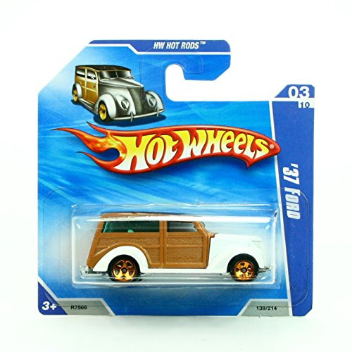 '37 FORD (139/214) * Short Card Package * Hot Wheels 2010 HW HOT RODS SERIES (03/10) 1:64 Scale Die-Cast Vehicle