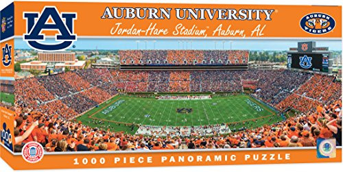 MasterPieces Collegiate Auburn Tigers 1000 Piece Stadium Panoramic Jigsaw Puzzle MasterPieces Collegiate Auburn Tigers 1000 Piece Stadium Panoramic Jigsaw Puzzle