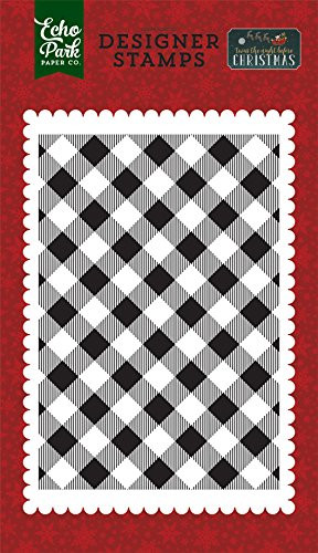 Echo Park Paper Company Holiday Buffalo Plaid Stamp