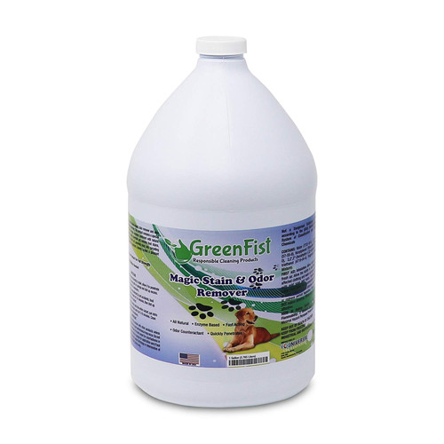 GreenFist Pet Magic Stain & Odor Remover Carpet Cleaner Fast Acting [Enzyme-Powered] Stain Remover For Cats,Dogs,Urine,Feces and etc