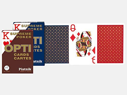 Piatnik 00 1419 Opti Poker Jumbo Playing Cards