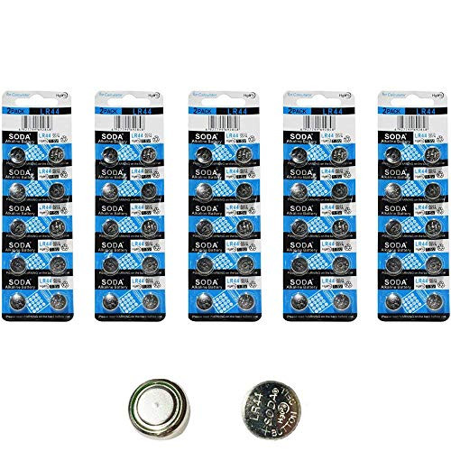 DoDoLightness Battery Alkaline LR44 AG13 Button Cell Batteries 1.5V Button Battery 50PCS