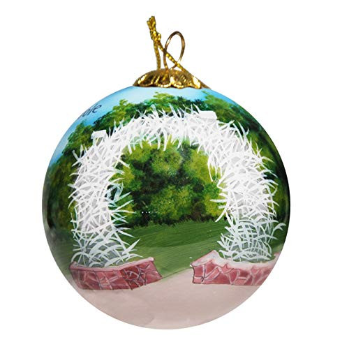 Art Studio Company Hand Painted Glass Christmas Ornament - Arch Jackson Hole Wyoming Day Art Studio Company Hand Painted Glass Christmas Ornament - Arch Jackson Hole Wyoming Day