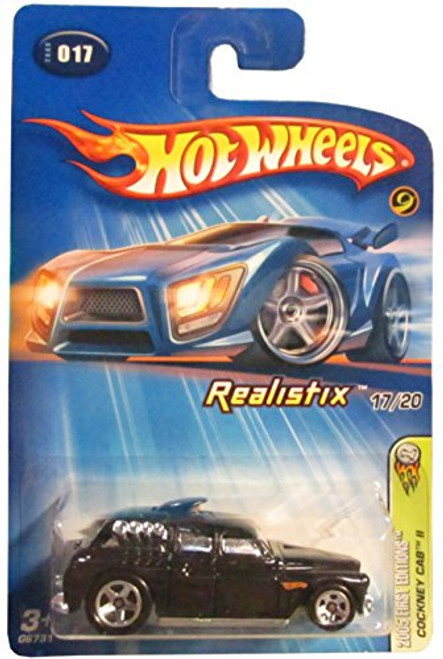Hot Wheels 2005 Realistix 17/20 First Editions Cockney Cab II #017 on Realistix Card Variation Hot Wheels 2005 Realistix 17/20 First Editions Cockney Cab II #017 on Realistix Card Variation