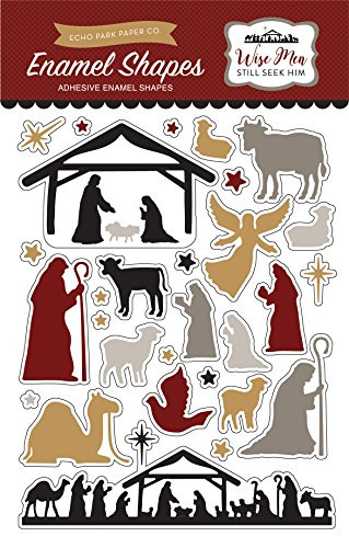 Echo Park Paper Company Wise Men Still Seek Him Enamel Shapes