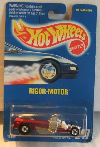 Mattel Hot Wheels Rigor Motor 247 blue card 1991