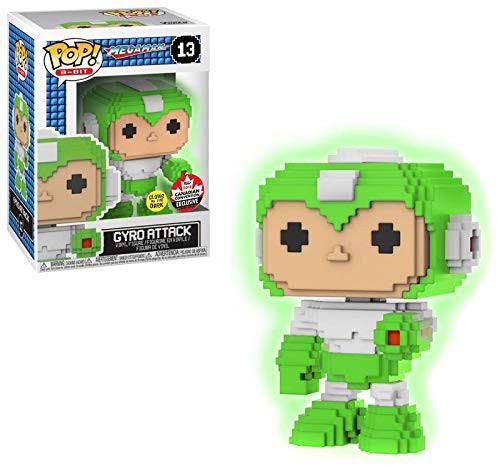 Funko POP! Mega Man 8-Bit Gyro Attack Glow in The Dark #13 Funko POP! Mega Man 8-Bit Gyro Attack Glow in The Dark #13