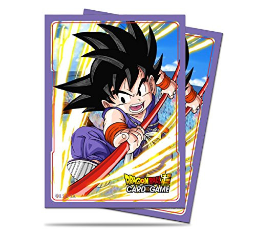 Ultra Pro Official Dragon Ball Super Explosive Spirit Goku Standard Deck Protector Sleeves (65ct)