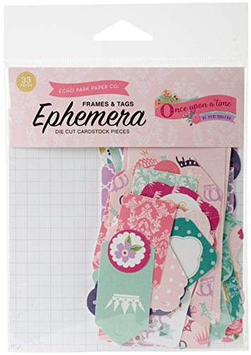 Echo Park Paper Company Once Once Upon A Time-Princess Frames & Tags Ephemera
