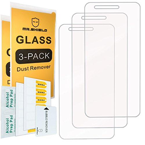 [3-Pack]- Mr.Shield for LG Fortune [Tempered Glass] Screen Protector [Japan Glass with 9H Hardness] with Lifetime Replacement