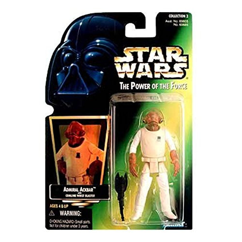 Star Wars Power of the Force Green Card 3 3/4" Admiral Ackbar Action Figure Star Wars Power of the Force Green Card 3 3/4" Admiral Ackbar Action Figure