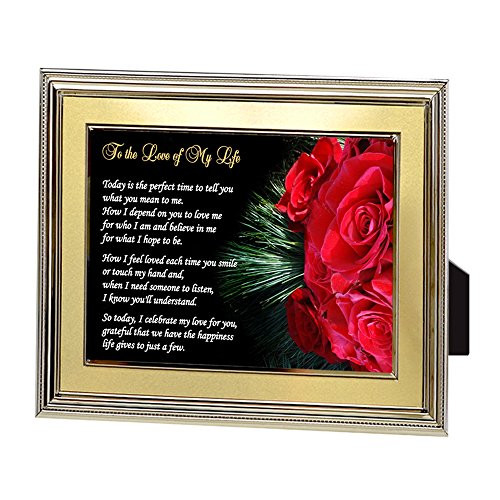 Birthday or Anniversary Gift for Wife, Husband, Girlfriend or Boyfriend - Love of My Life Poem Birthday or Anniversary Gift for Wife, Husband, Girlfriend or Boyfriend - Love of My Life Poem