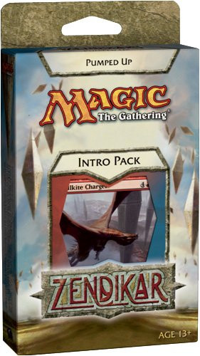 Magic the Gathering - MTG: Zendikar Theme Deck - Intro Pack: Pumped Up (Red/Blue)