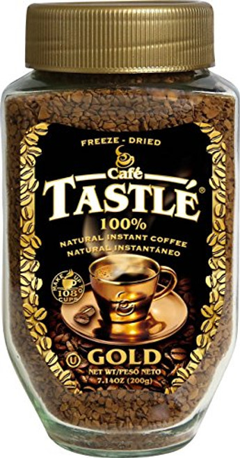 Cafe Tastle Gold Freeze Dried Instant Coffee, 7.14 Ounce
