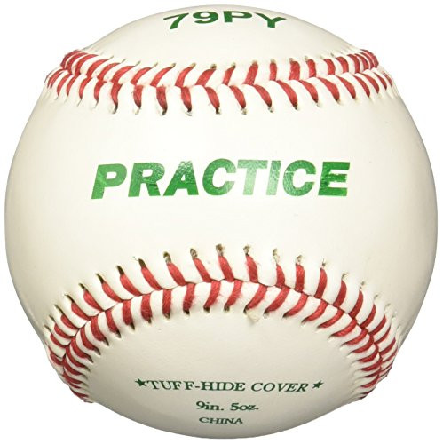 Macgregor 79PY Boys Practice Baseball, White, Youth (One Dozen)