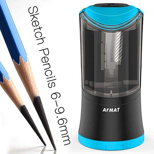 Art Pencil Sharpener, Long Point Pencil Sharpener, Electric Pencil Sharpener, Artist Pencil Sharpener for 6-9.6mm Pencils, AFMAT Colored Pencil Sharpeners for Prismacolor Drawing/Charcoal Pencils Art Pencil Sharpener, Long Point Pencil Sharpener, Electric Pencil Sharpener, Artist Pencil Sharpener for 6-9.6mm Pencils, AFMAT Colored Pencil Sharpeners for Prismacolor Drawing/Charcoal Pencils