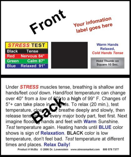 Stress Cards Mood Cards - MCBIZ heavy cardstock 100