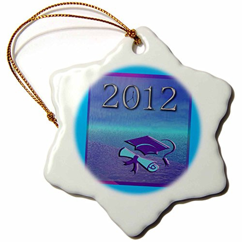 Beverly Turner Photography Graduation Cap and Diploma 2012 Snowflake Porcelain Ornament, 3-Inch Beverly Turner Photography Graduation Cap and Diploma 2012 Snowflake Porcelain Ornament, 3-Inch