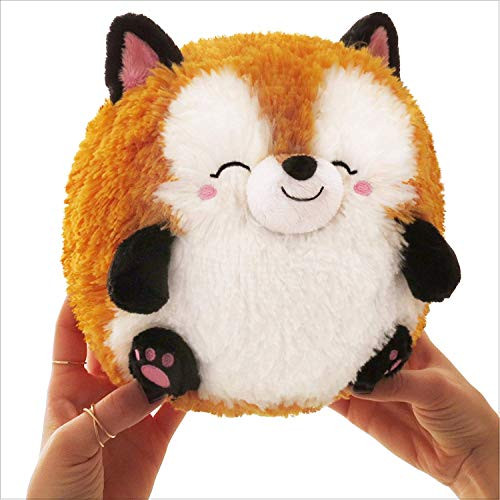 Squishable Mini Baby Fox Plush - 7", Orange/White