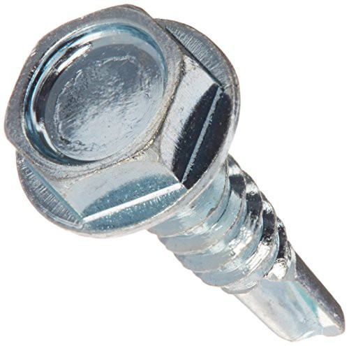 ITW Brands 21322 450 Pack, Teks, 10-15 x 3/4", Hex Washer Head Drill Point Screw