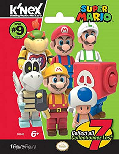 K'NEX Super Mario Mystery Blind Bag Figures, Series 9, Collect All 7