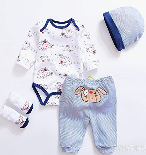 Reborn Baby Dolls Clothes Outfits for 20"- 23" Reborn Doll Boy Baby Clothing Cute Patterns Sets