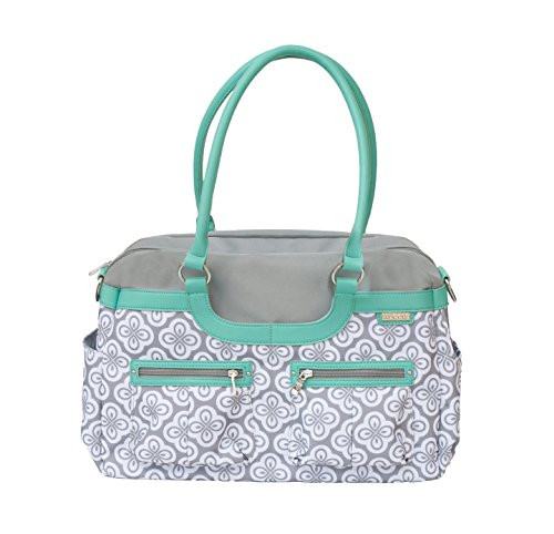 JJ Cole Satchel Diaper Bag, Azure Infinity