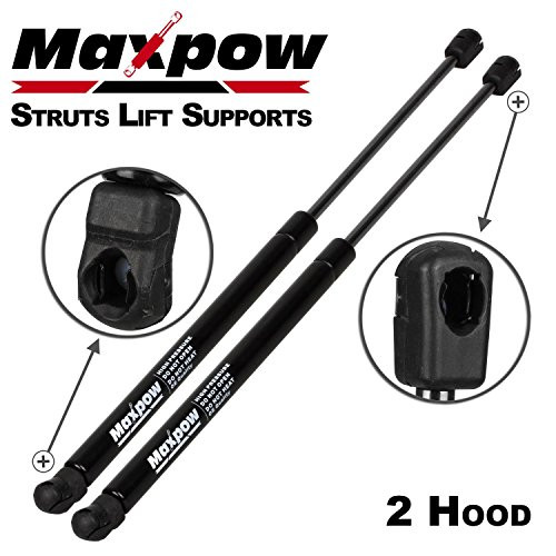 Maxpow 2Pcs Gas Charged Hood Lift Supports Struts Compatible With Ford Expedition 1997 1998 1999 2000 2001 2002 2003 2004 2005 2006 4478