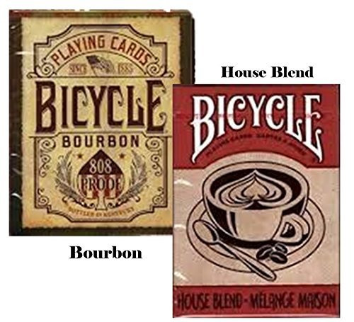 "Liquor in my Coffee" Bourbon and House Blend Playing Cards by USPCC