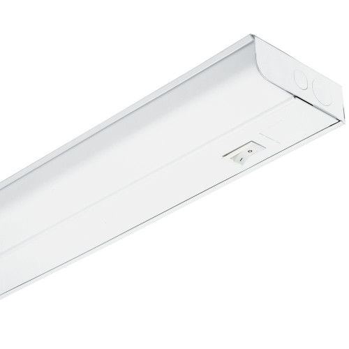 Lithonia Lighting UC8 25 120 SWR M6 1-Light White T8 Fluorescent Under Cabinet, 3-Feet