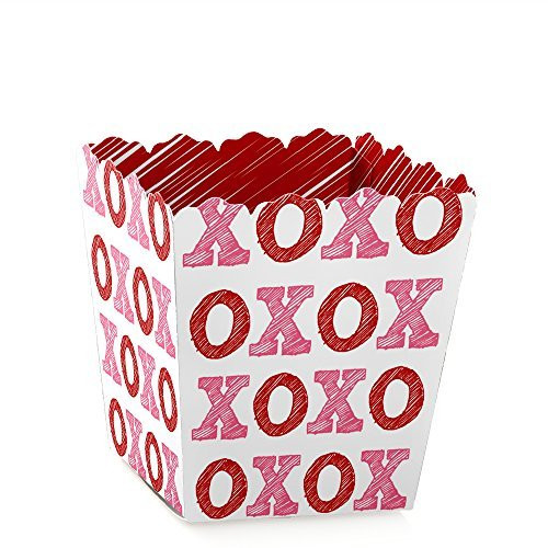 Valentine's Day - Party Mini Favor Boxes - Valentine's Day Treat Candy Boxes - Set of 12