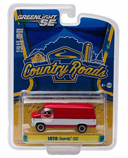 1976 CHEVROLET G-20 VAN * Country Roads Series 14 * 2016 Greenlight Collectibles 1:64 Scale Die-Cast Vehicle 1976 CHEVROLET G-20 VAN * Country Roads Series 14 * 2016 Greenlight Collectibles 1:64 Scale Die-Cast Vehicle