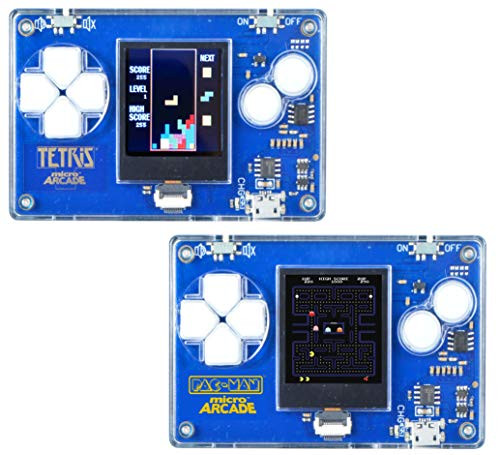 Micro Arcade Tetris and Micro Arcade PacMan - Set of 2