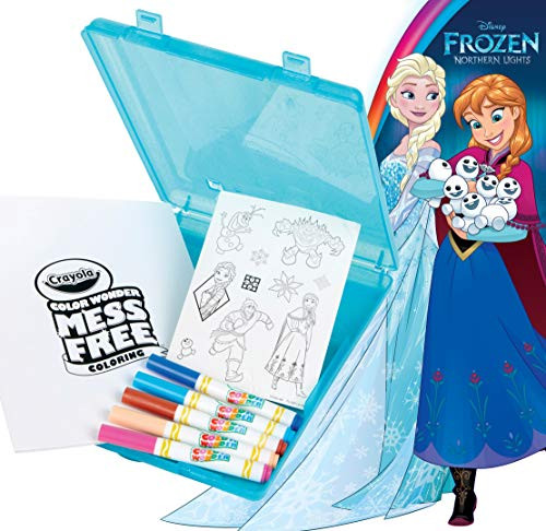 Crayola 75-2595 Frozen Color Wonder Mess Free Coloring Set, Travel Coloring Kit, Gift for Girls