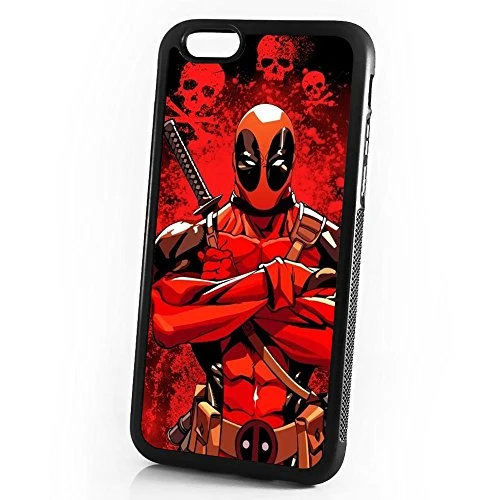 (For iPhone 6/iPhone 6S) Durable Protective Soft Back Case Phone Cover - A11287 Deadpool Ninja
