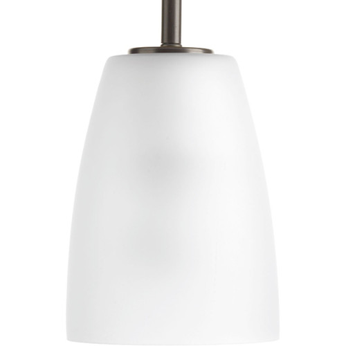 Progress Lighting P500029-020 Leap One-Light Mini-Pendant, Antique Bronze